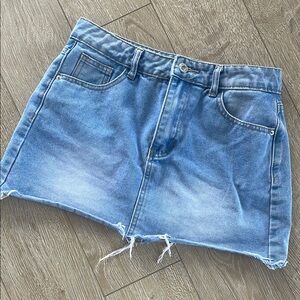 Denim Mini Skirt